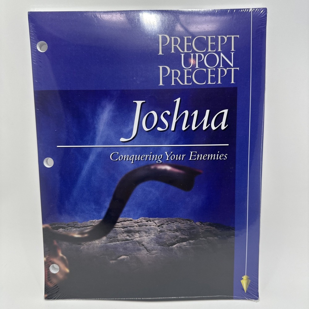 Precept Upon Precept Joshua Conquering Enemies Bible Study Workbook New Sealed!
